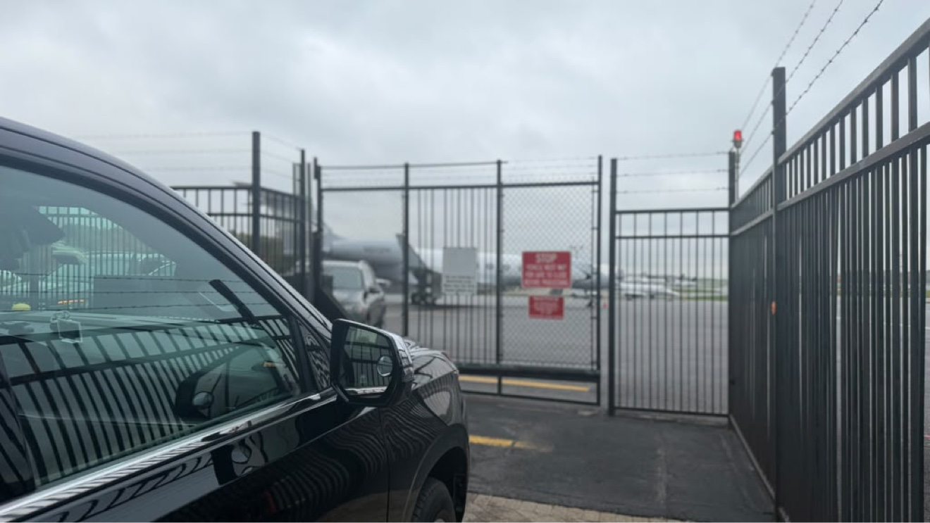 EJV at a private aviation terminal
